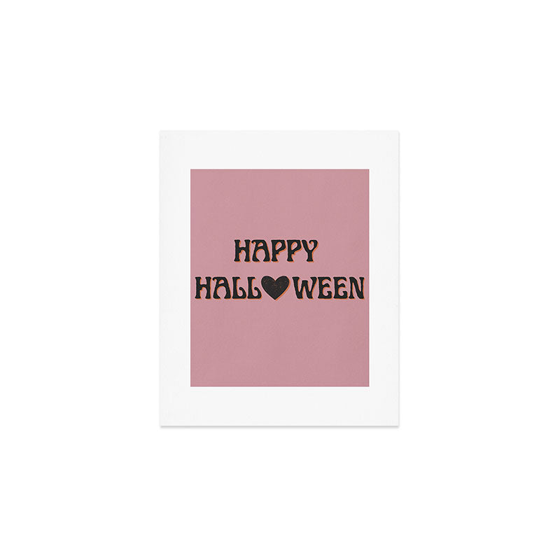 Happy Heart-o-ween Art Print Gallery Image 1
