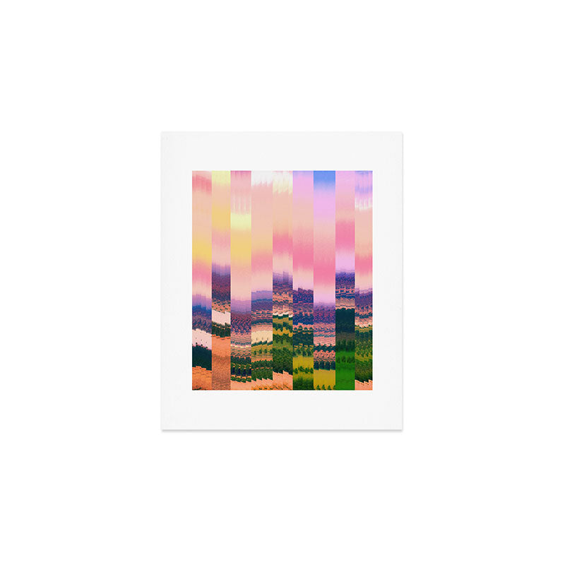 Ikat Landscape Art Print Gallery Image 1