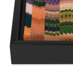 Ikat Landscape Framed Canvas Print Gallery Image 3