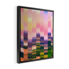 Ikat Landscape Framed Canvas Print Gallery Image 2