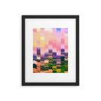 Ikat Landscape Framed Art Print Gallery Image 6