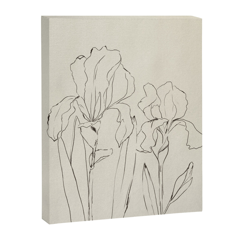 Iris Outline Canvas Print Gallery Image 6