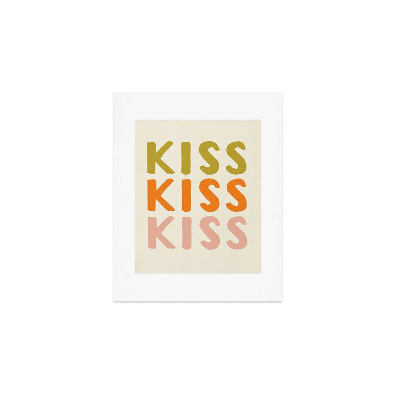 Kiss Kiss Kiss Art Print Gallery Image 1