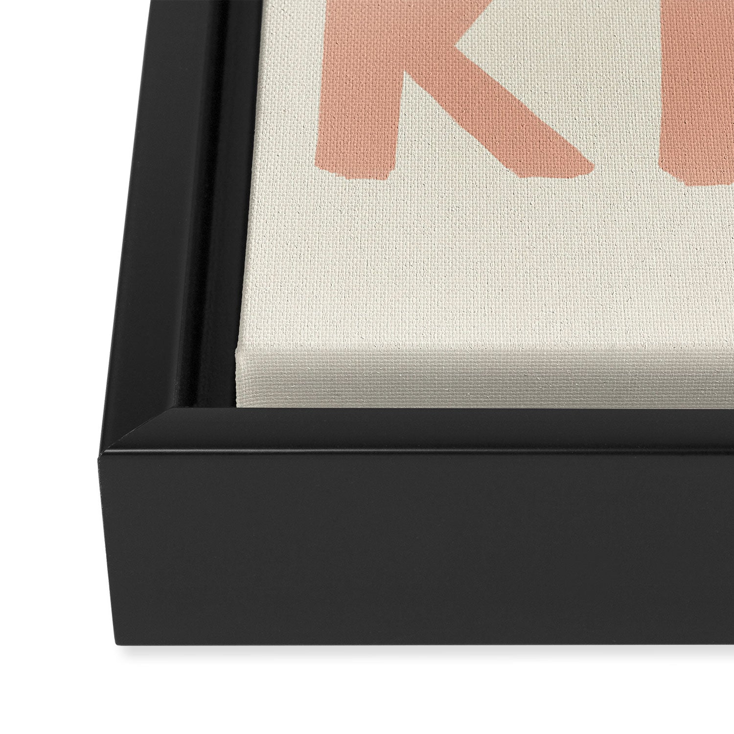 Kiss Kiss Kiss Framed Canvas Print Gallery Image 3