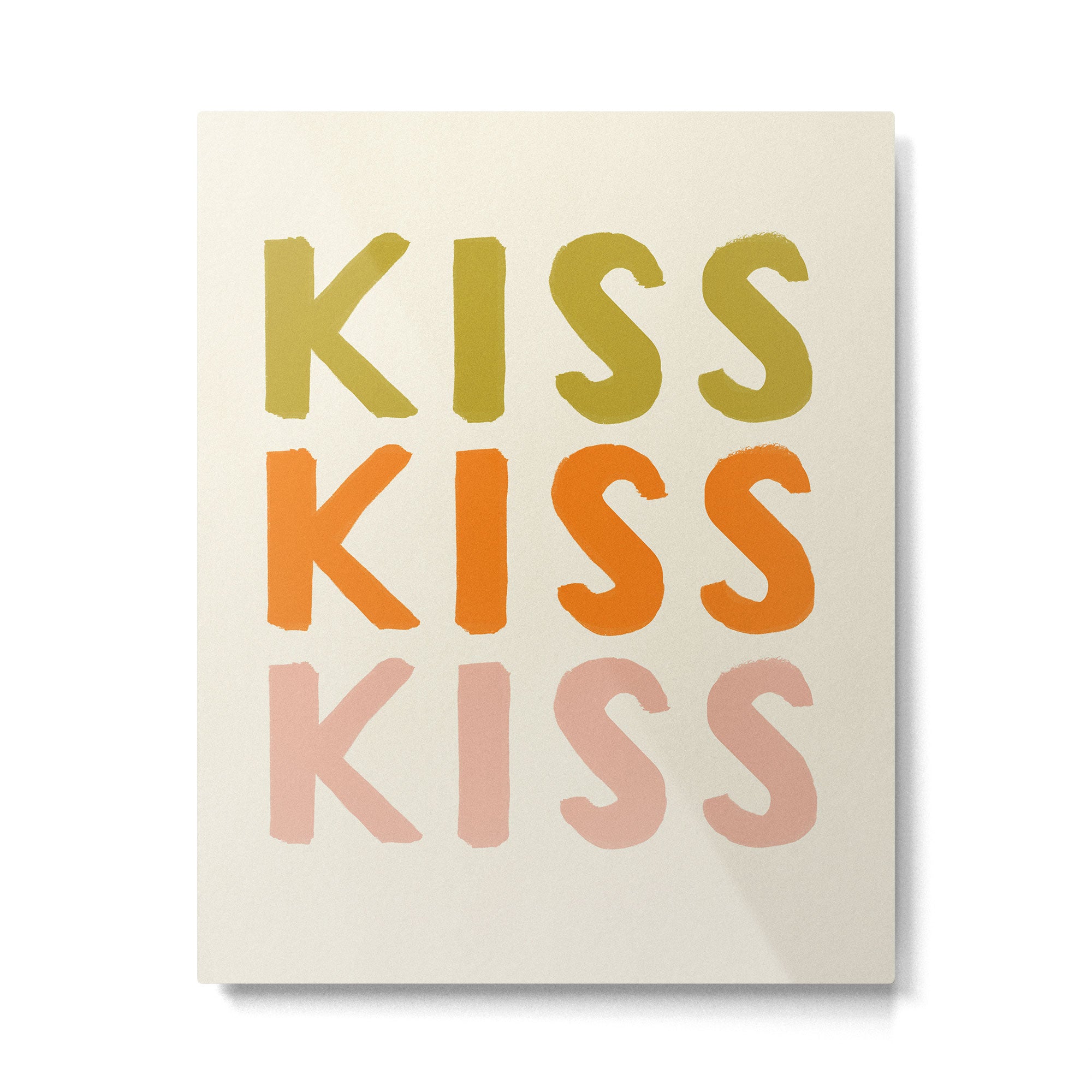 Kiss Kiss Kiss Metal Print Gallery Image 6