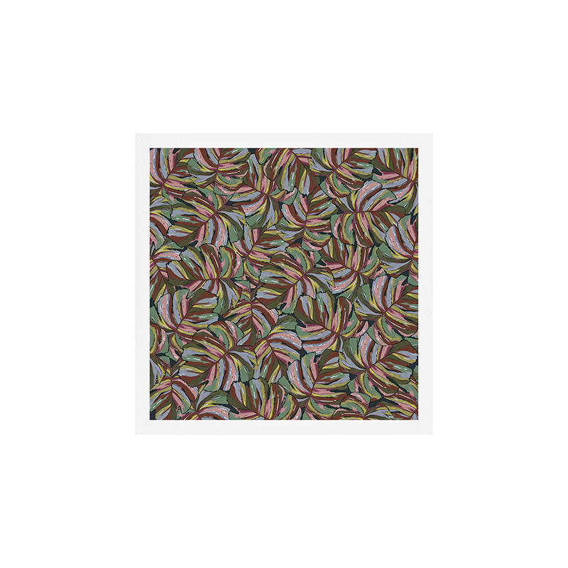 Layered Monstera - Rust Art Print Gallery Image 1