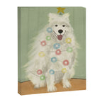 Lit up Holiday Samoyed Canvas Print Gallery Image 6