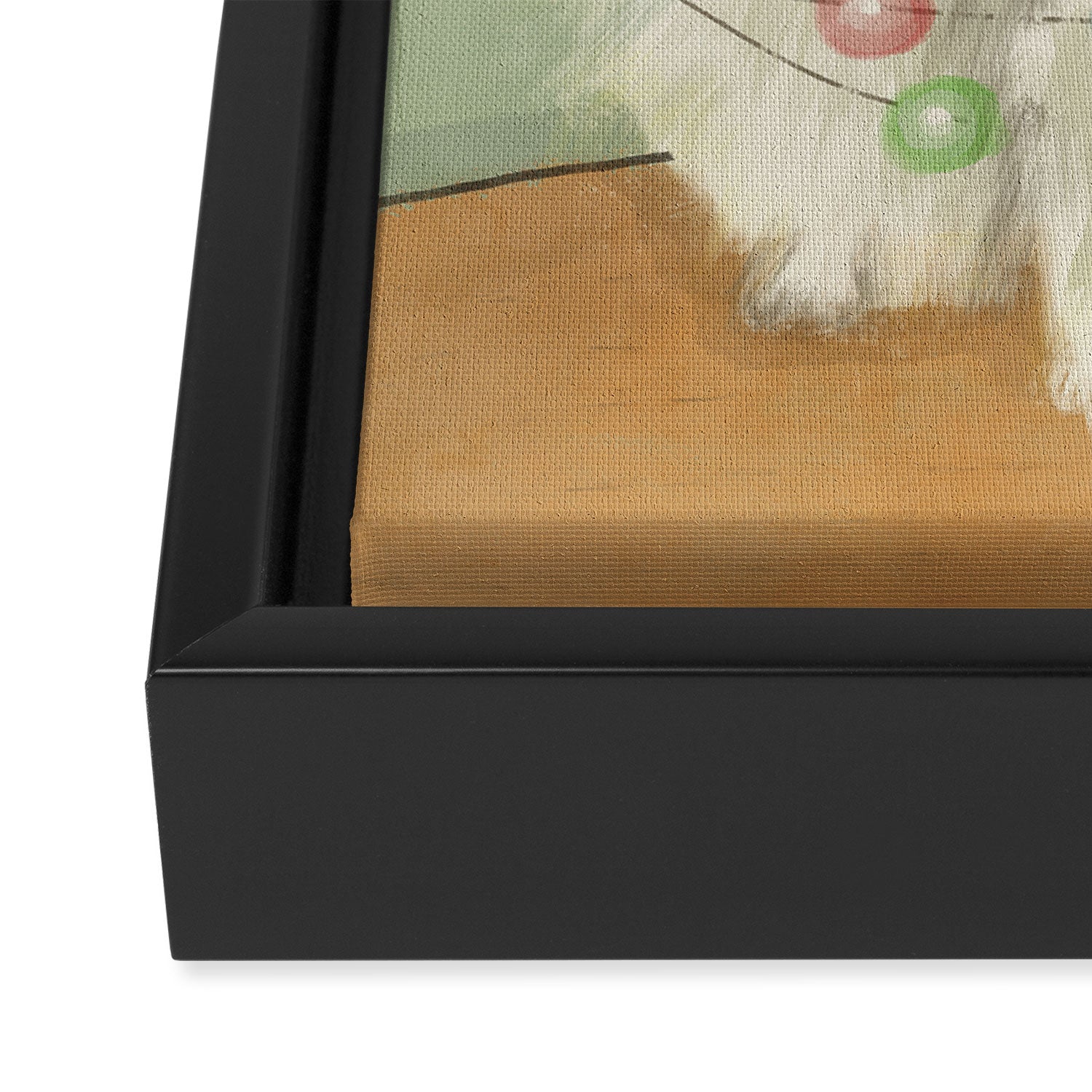 Lit up Holiday Samoyed Framed Canvas Print Gallery Image 3