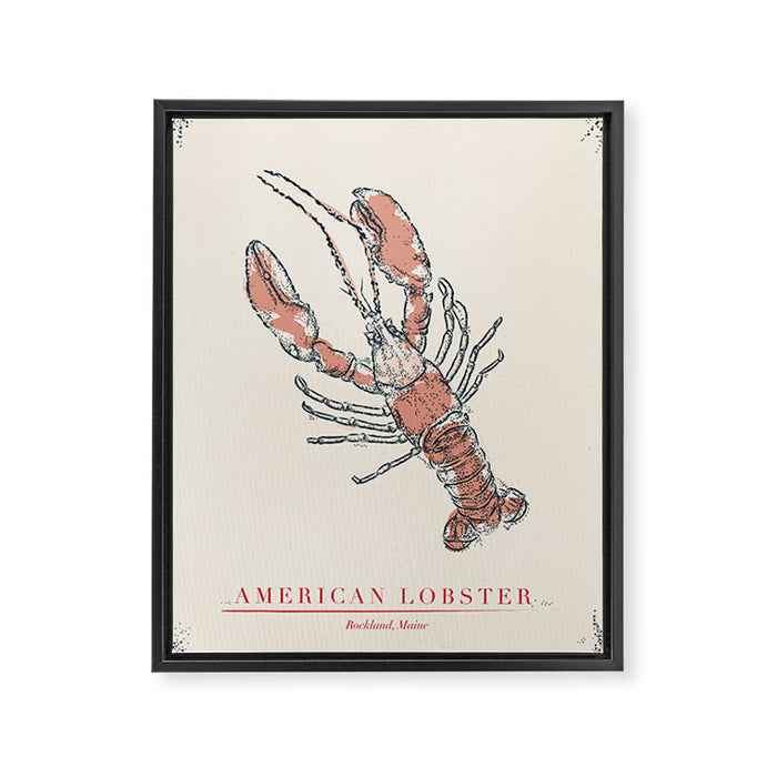 Lobster Framed Canvas Print Gallery Image 1