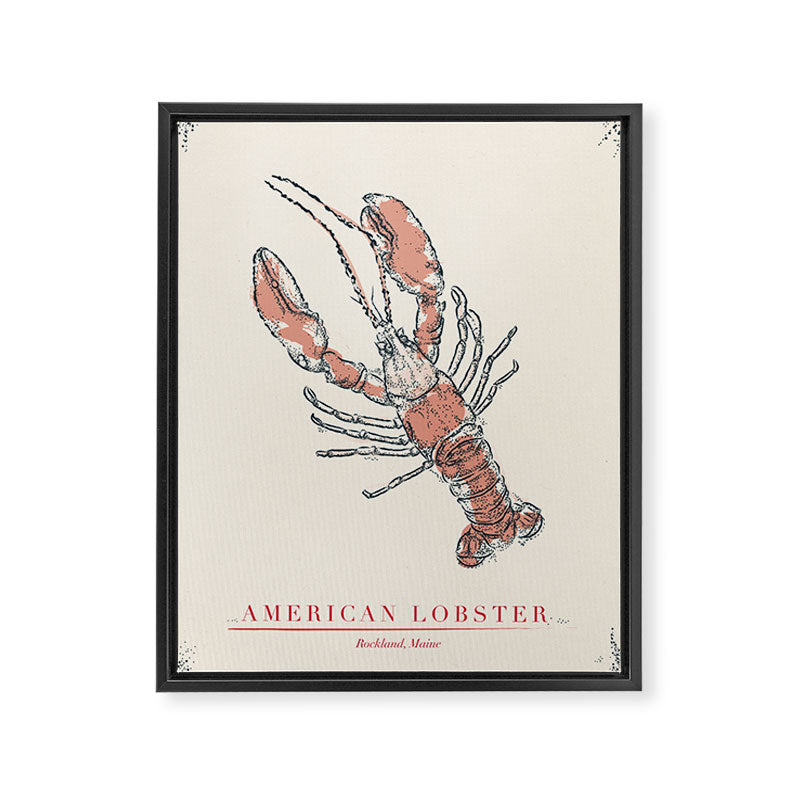 Lobster Framed Canvas Print Gallery Image 6