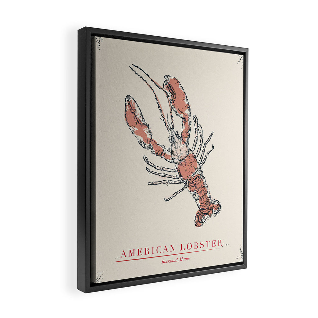 Lobster Framed Canvas Print Gallery Image 2