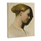Madame Edmond Cave by Jean-Auguste-Dominique Ingres Canvas Print Gallery Image 6