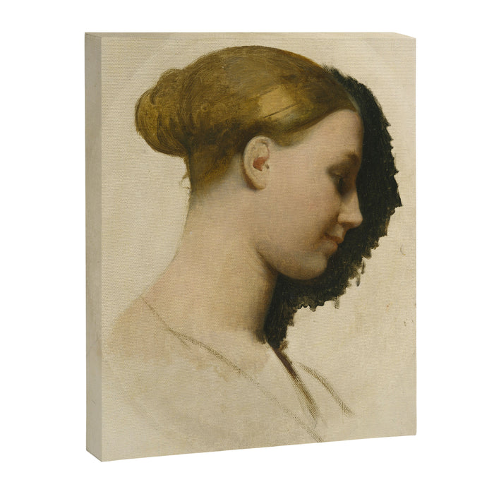Madame Edmond Cave by Jean-Auguste-Dominique Ingres Canvas Print Gallery Image 1