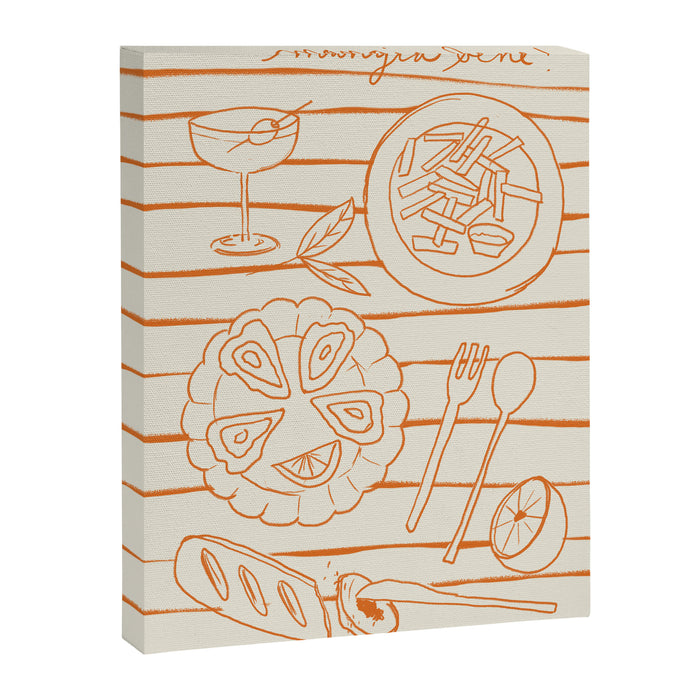 Mangia Bene Canvas Print Gallery Image 1