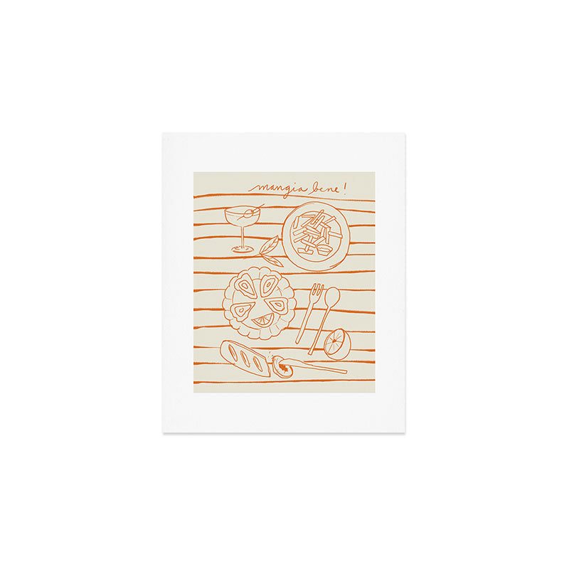 Mangia Bene Art Print Gallery Image 1