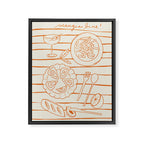 Mangia Bene Framed Canvas Print Gallery Image 6