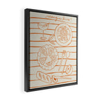 Mangia Bene Framed Canvas Print Gallery Image 2