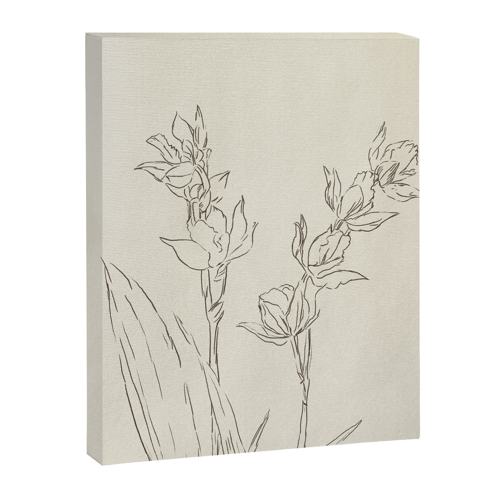 Orchid Outline Canvas Print Gallery Image 6