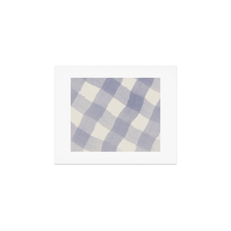 Painted Gingham Art Print Gallery Image 1