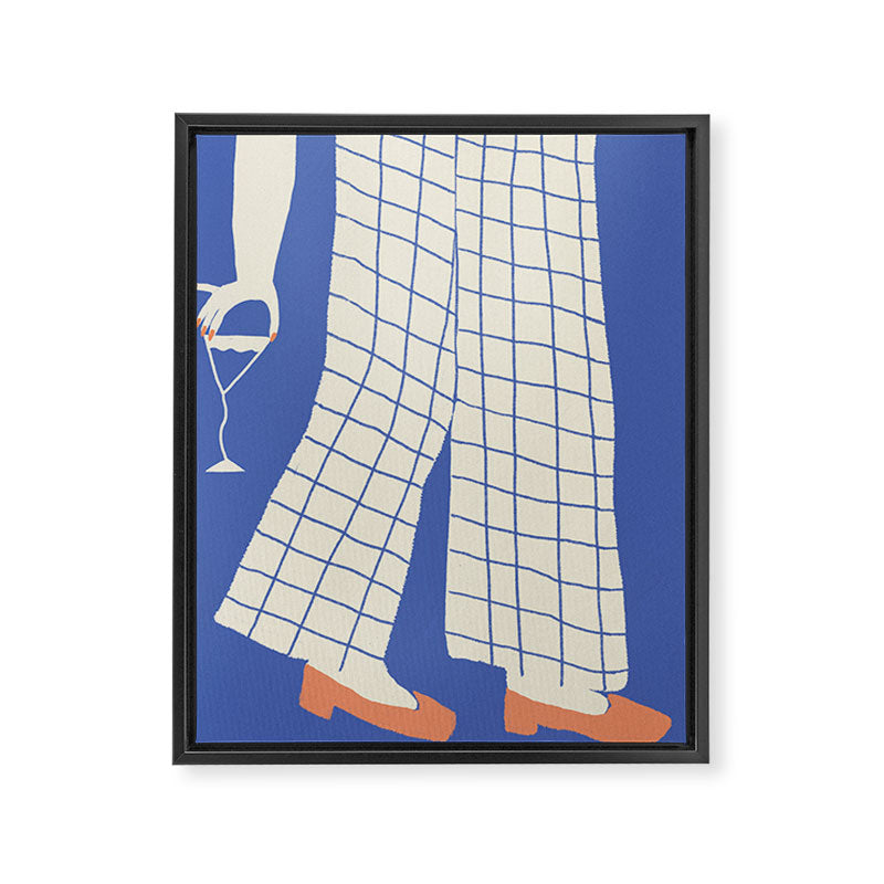 Pinkies Up Framed Canvas Print Gallery Image 6
