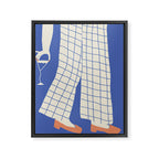 Pinkies Up Framed Canvas Print Gallery Image 6