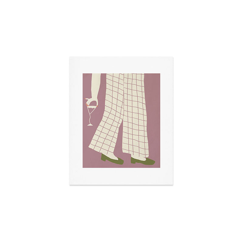 Pinkies Up Whimsy Art Print Gallery Image 1
