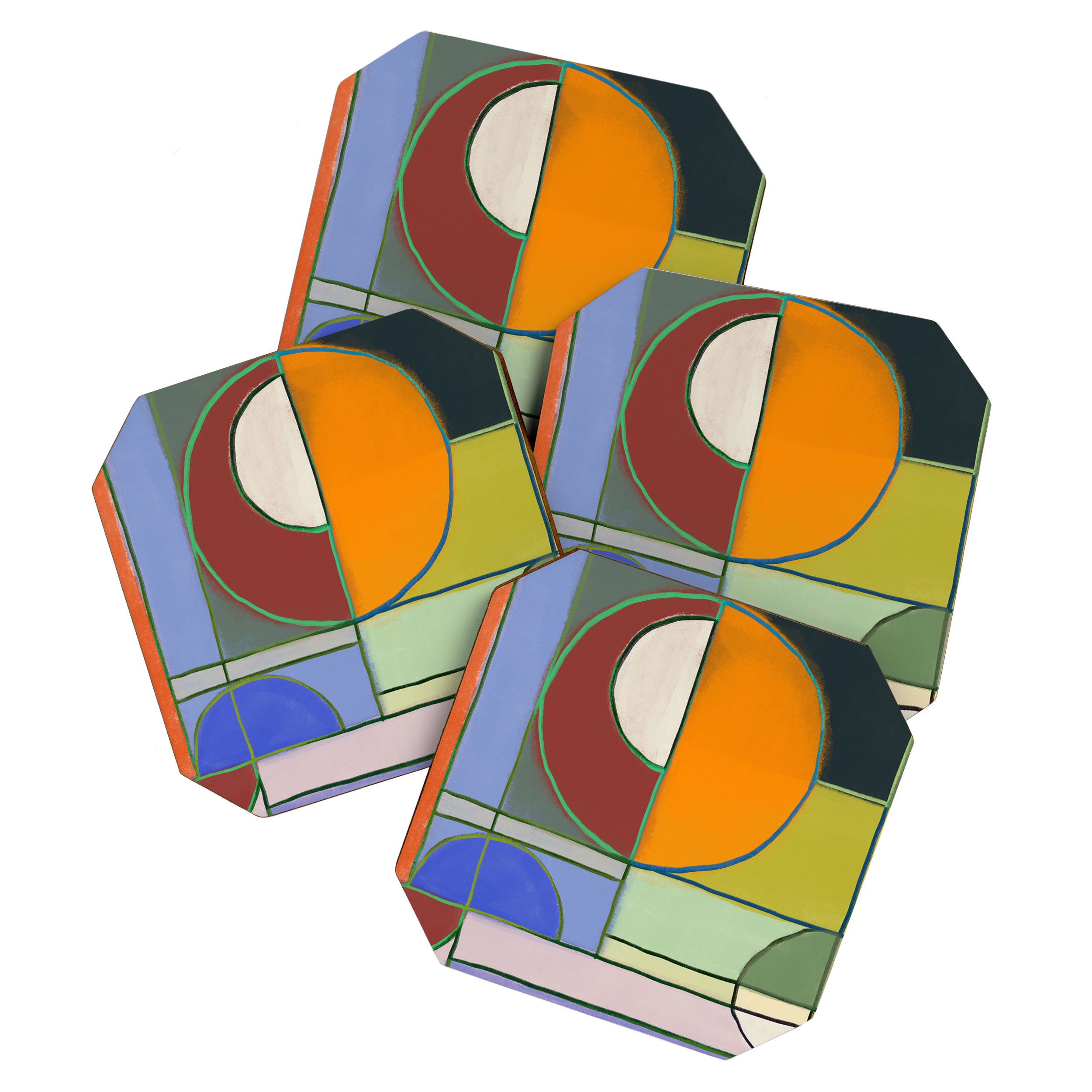 Rectangles and Balls Coaster Gallery Image 1