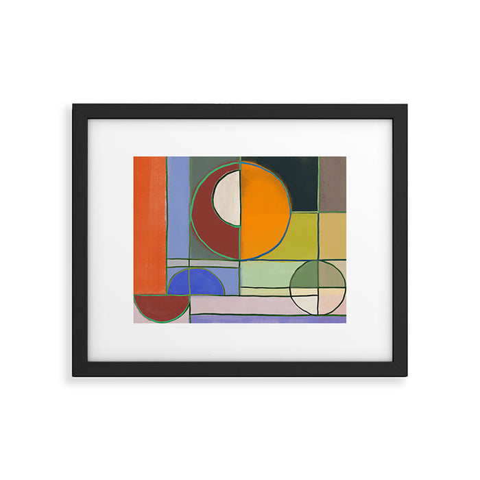 Rectangles and Balls Framed Art Print Gallery Image 1