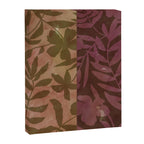 Reverse Floral Maroon Canvas Print Gallery Image 6