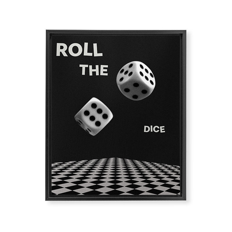 Roll the Dice Framed Canvas Print Gallery Image 6