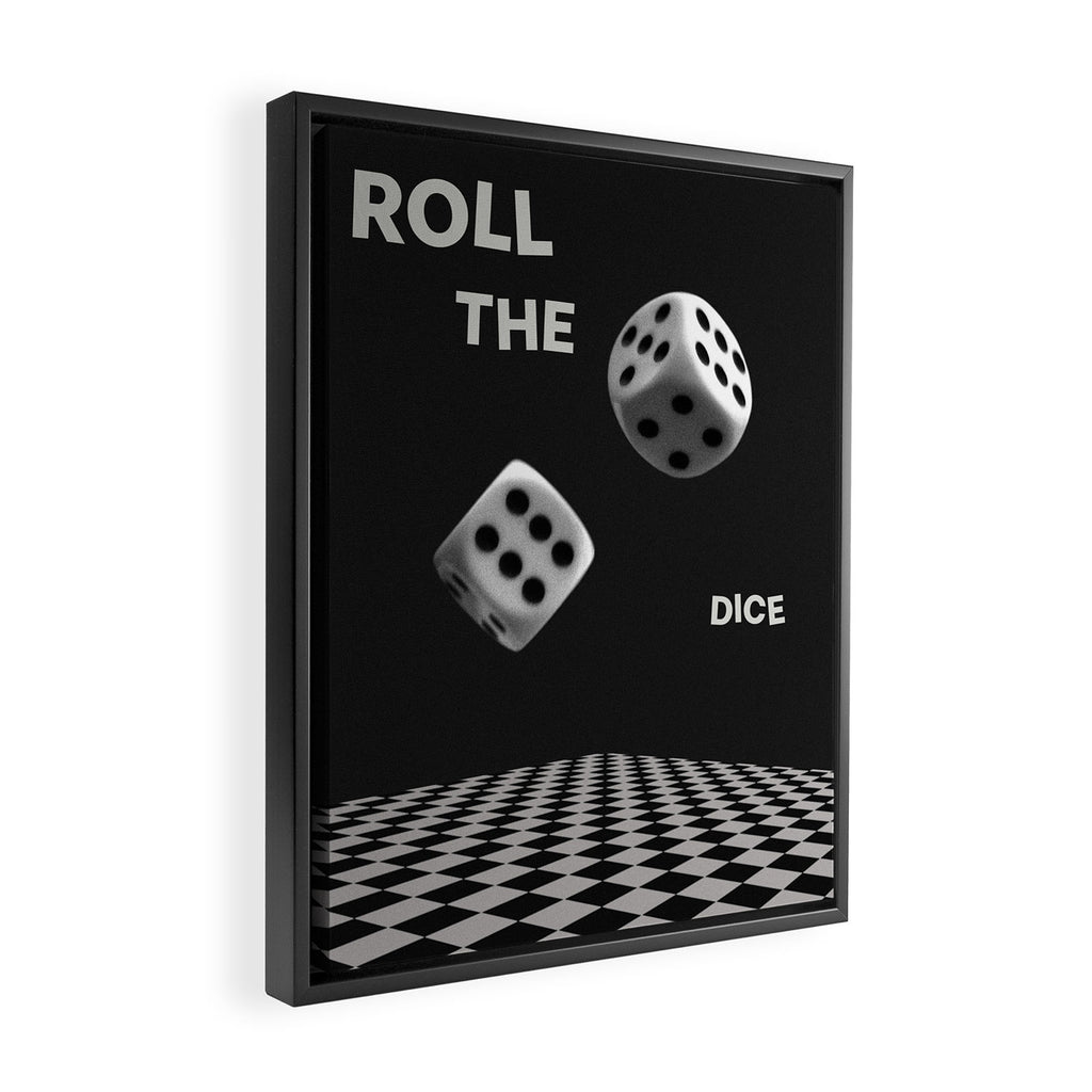 Roll the Dice Framed Canvas Print Gallery Image 2