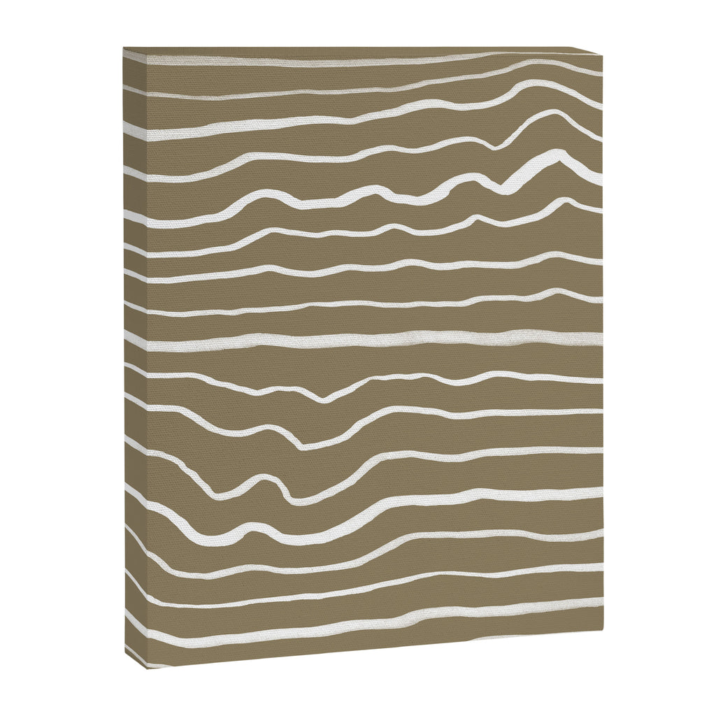 Simple Wavy Lines Canvas Print Gallery Image 8