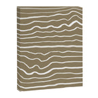 Simple Wavy Lines Canvas Print Gallery Image 8