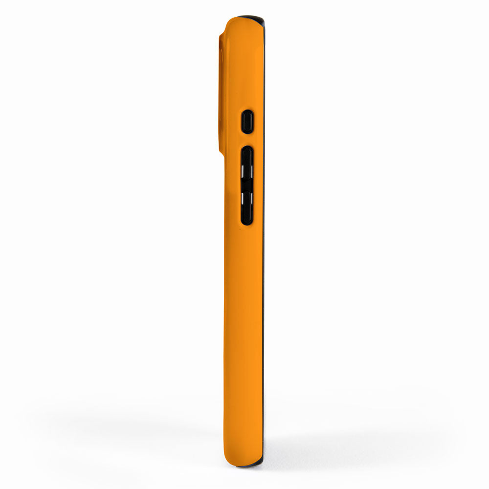 Solid Tangerine iPhone Case Gallery Image 2