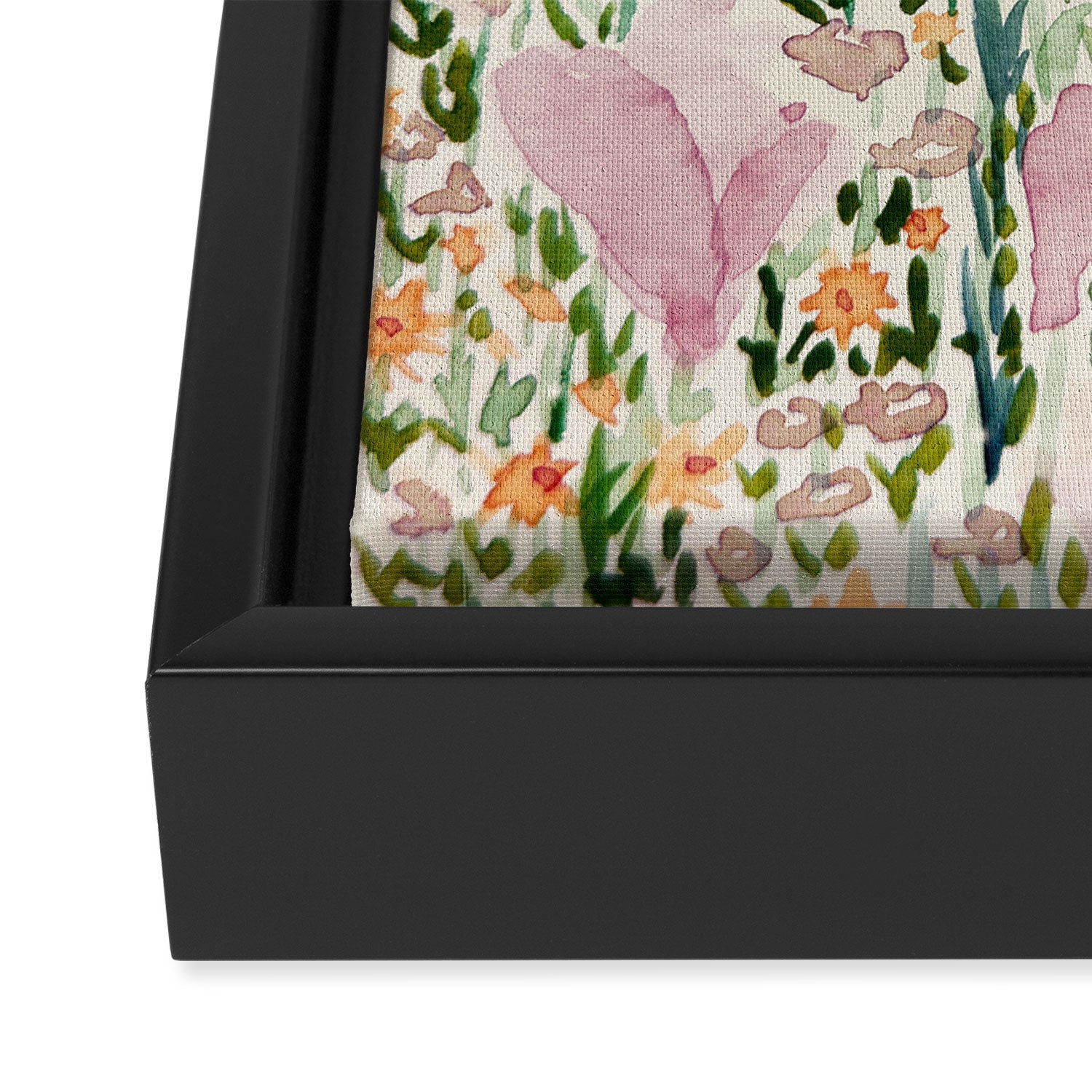Spring Meadow Framed Canvas Print Gallery Image 3