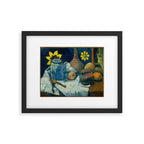 Still Life with Teapot and Fruit by Paul Gauguin Framed Art Print Gallery Image 5