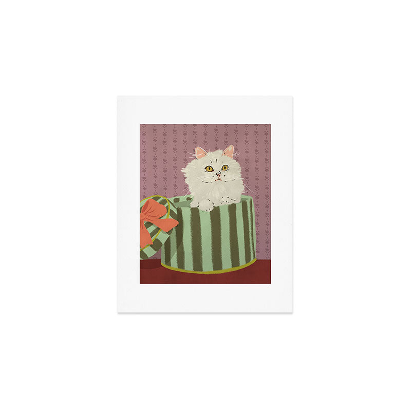 Surprise Kitty Art Print Gallery Image 1