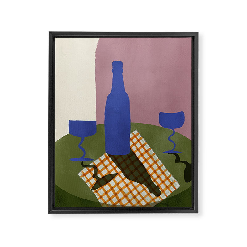 Table for Two Framed Canvas Print Gallery Image 6