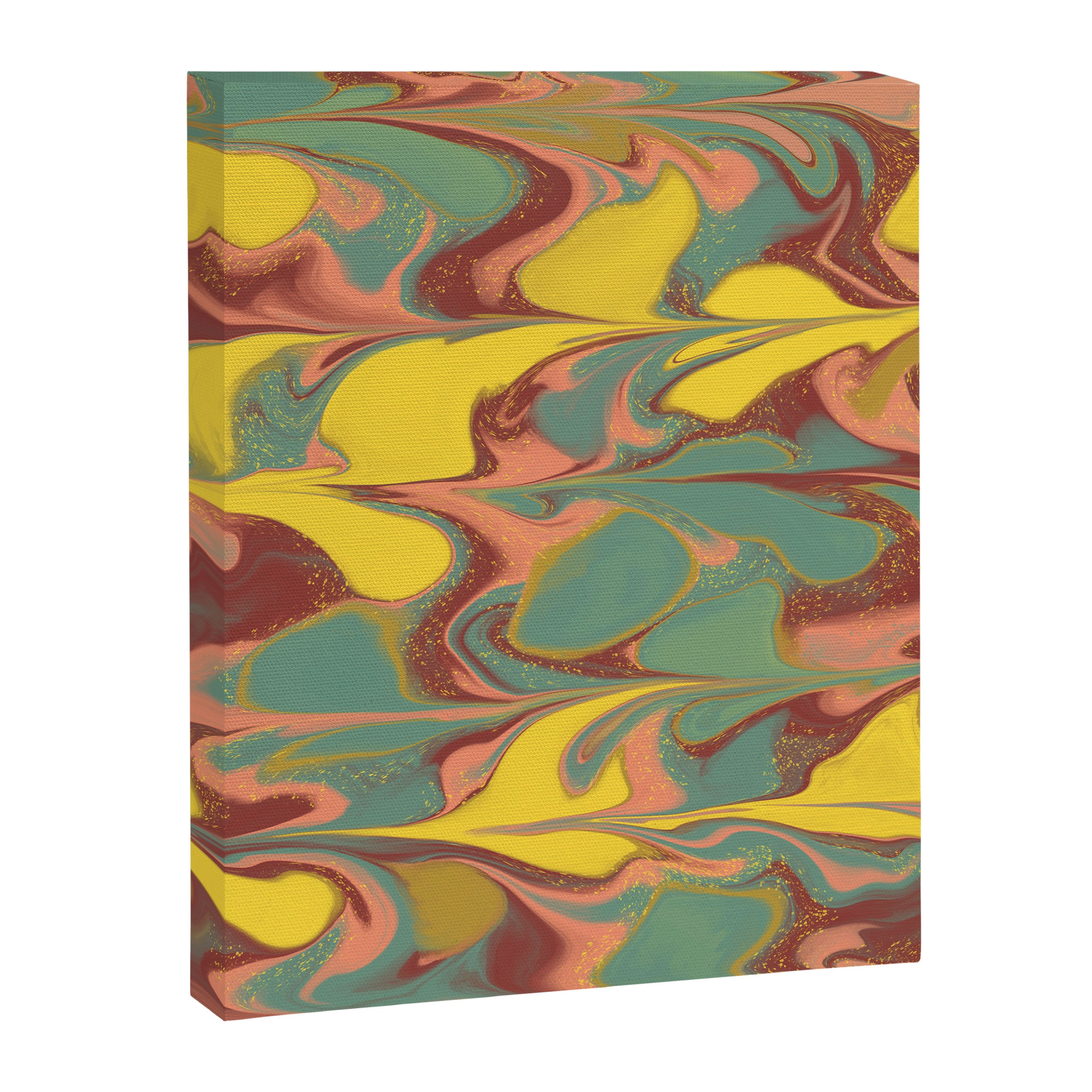 Teal Citrus Pink Getgel Canvas Print Gallery Image 6