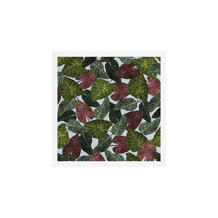 Textured Leaves - Pattern Art Print Gallery Image 1