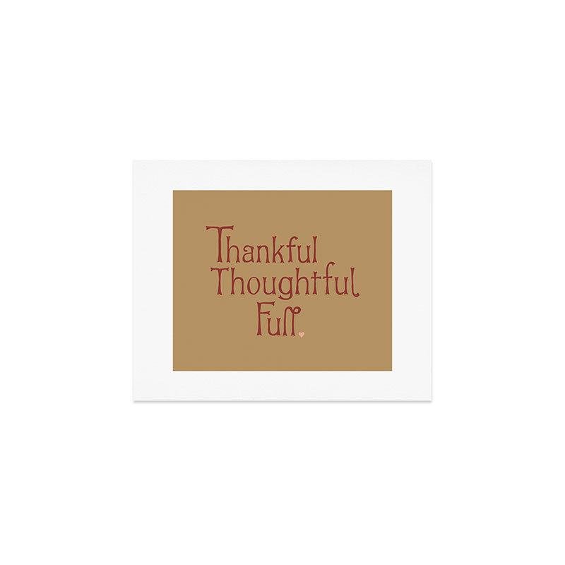 Thankful Thoughtful Full Art Print Gallery Image 1