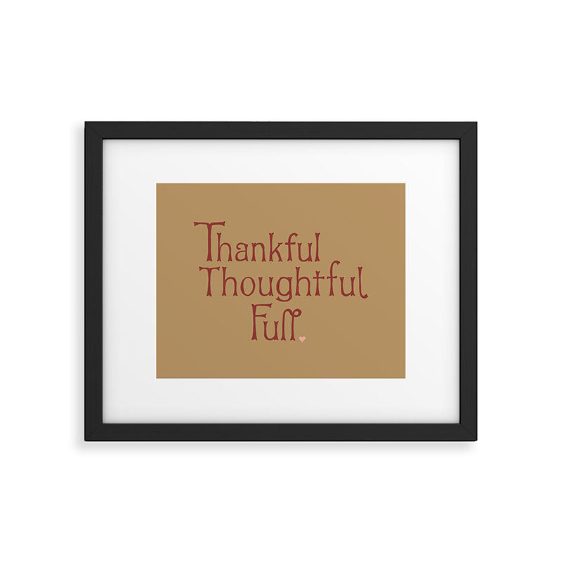 Thankful Thoughtful Full Framed Art Print Gallery Image 5