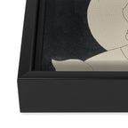 The Black Cat by Aubrey Vincent Beardsley Framed Canvas Print Gallery Image 3