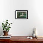 The Monet Family in Their Garden at Argenteuil by Edouard Manet Framed Art Print Gallery Image 2