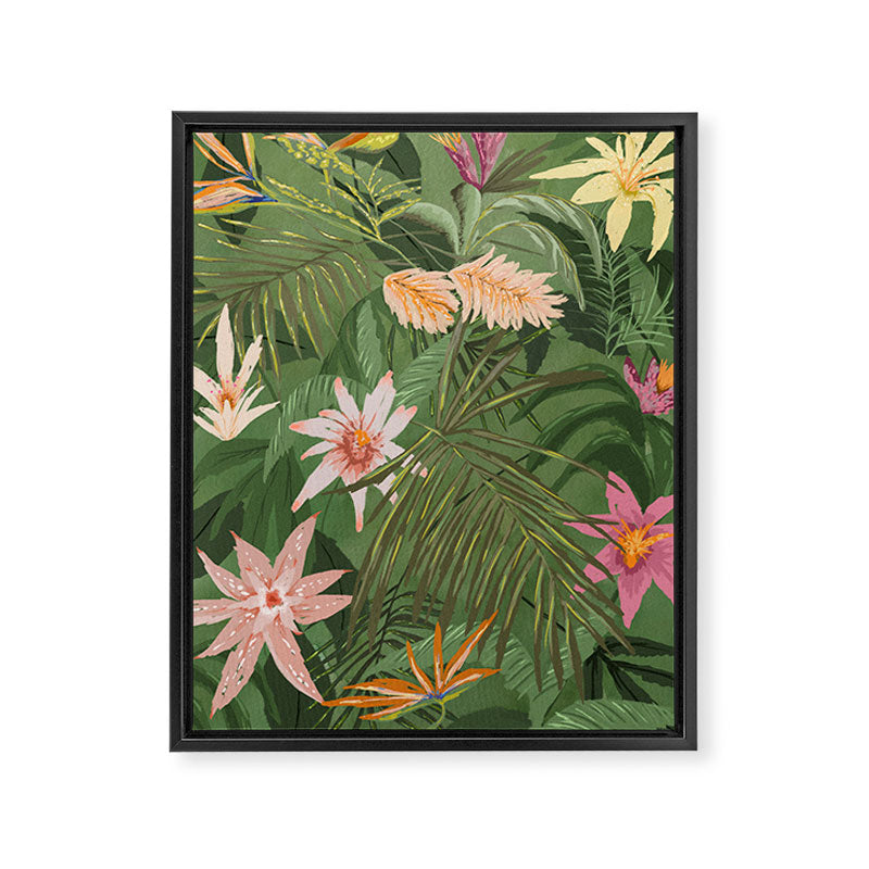 Tropical Flora Framed Canvas Print Gallery Image 8