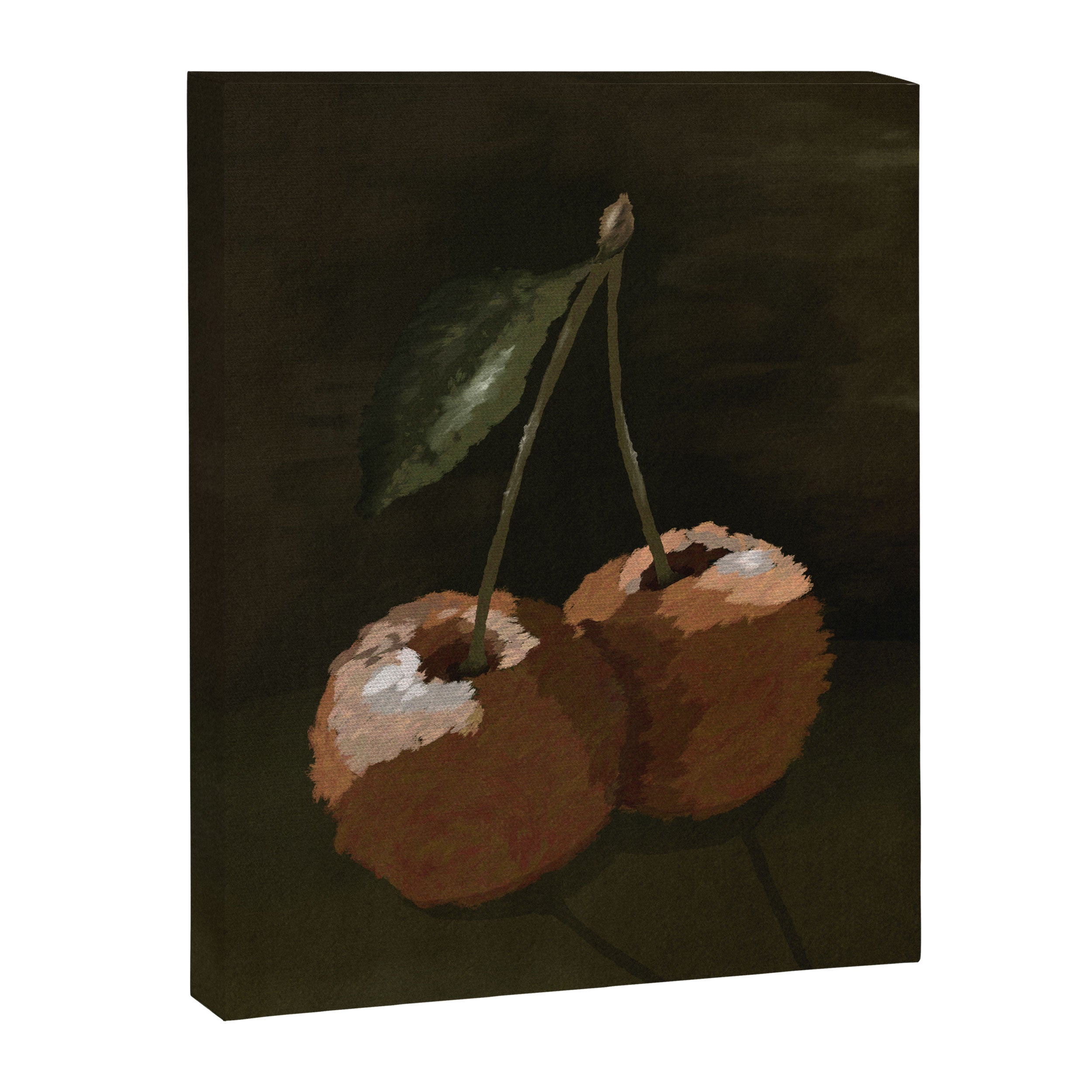 Vintage Painted Cherries Canvas Print Gallery Image 6