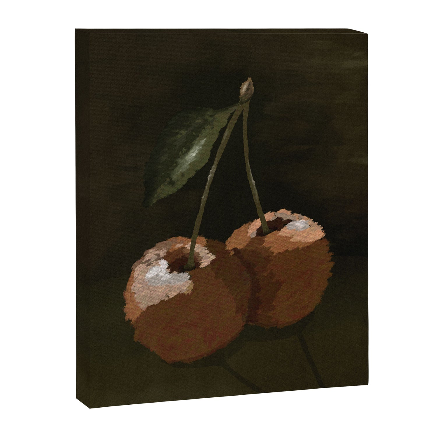 Vintage Painted Cherries Canvas Print Gallery Image 3