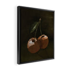 Vintage Painted Cherries Framed Canvas Print Gallery Image 2