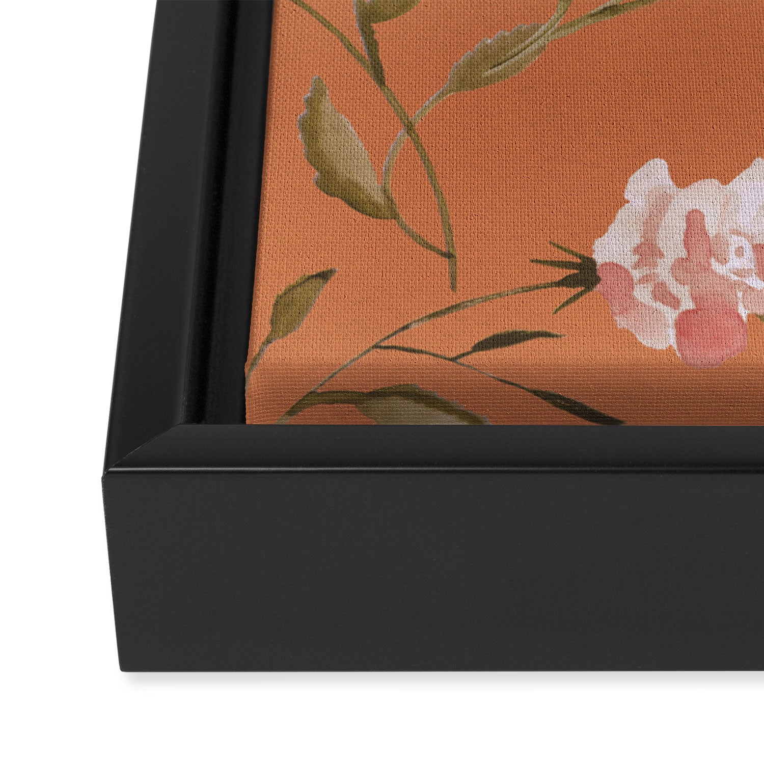 Watercolor Roses Framed Canvas Print Gallery Image 3