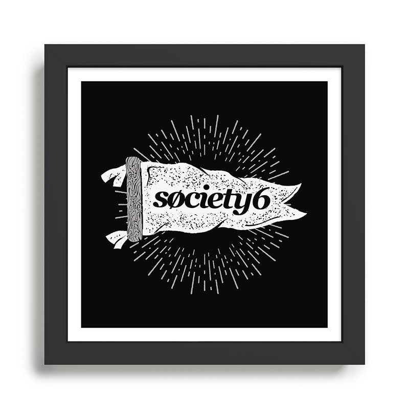 Society6 Banner Framed Art Print Gallery Image 1